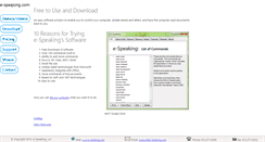 Desktop Screenshot of e-speaking.com