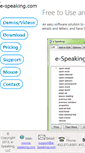 Mobile Screenshot of e-speaking.com